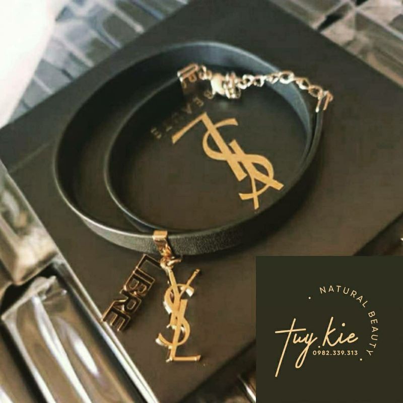 [ Gift hãng 100% ] Vòng tay_Choker Y.S...L Fullbox Hãng