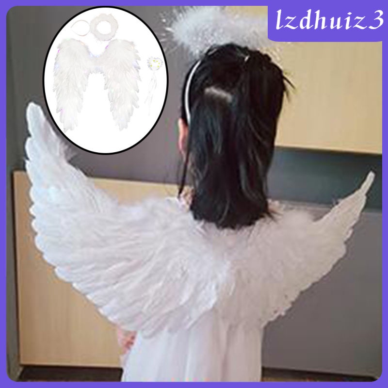Cánh Thiên Thần Lông Vũ Hóa Trang Halloween / Giáng Sinh / Nhảy Múa / lzdhuiz3