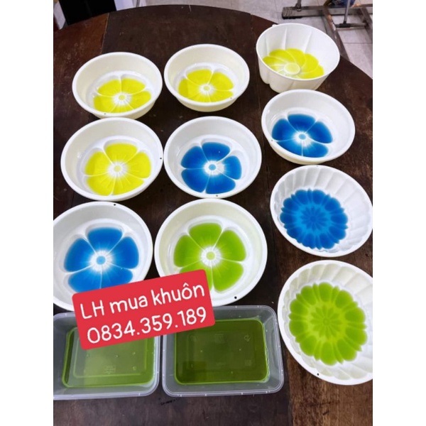Khuôn rau câu hoa Mai to nhỏ 9-20cm cực đẹp