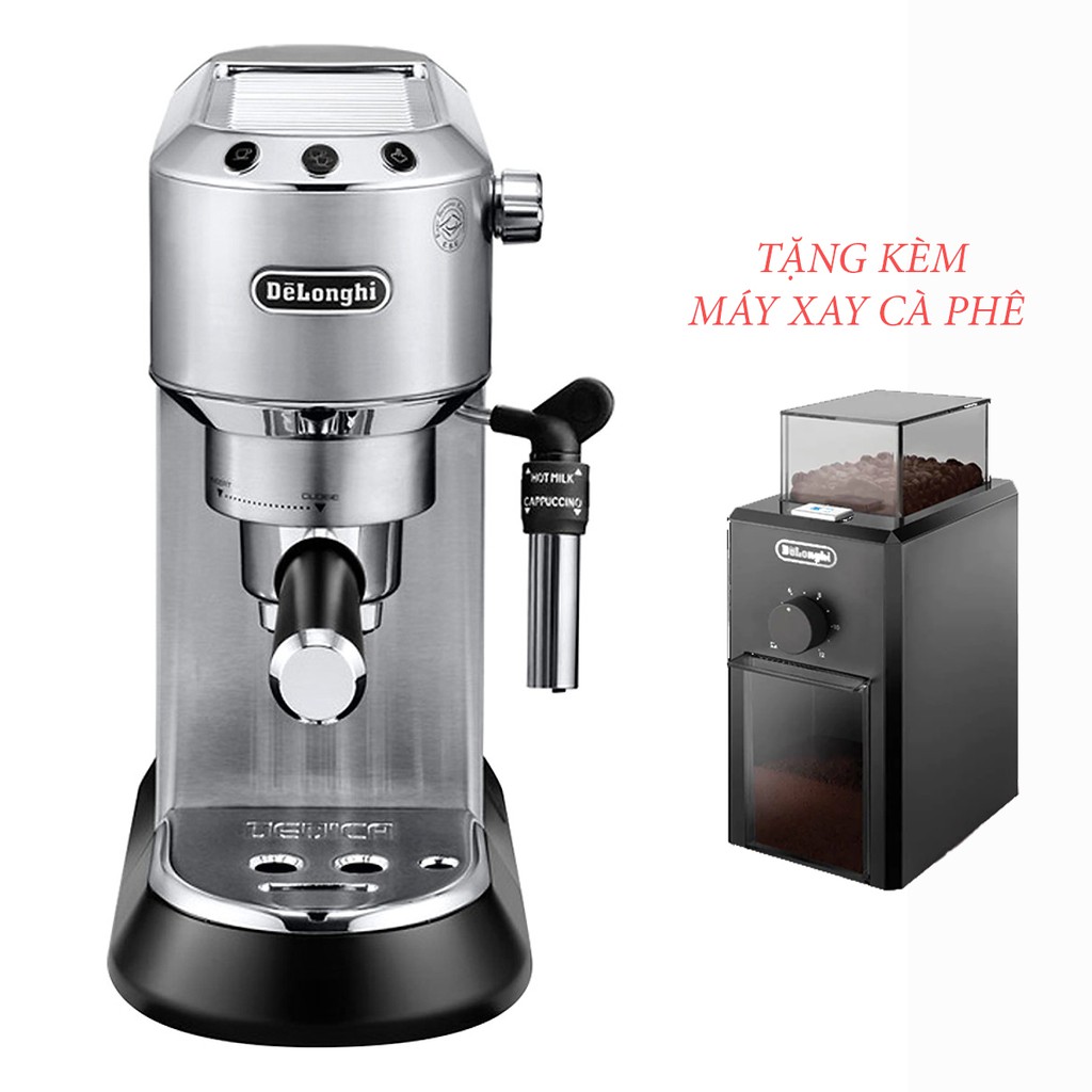 [ELHAB1TR hoàn tối đa 1TR] Máy pha cà phê Delonghi EC685 - Tặng kèm máy xay cà phê KG79