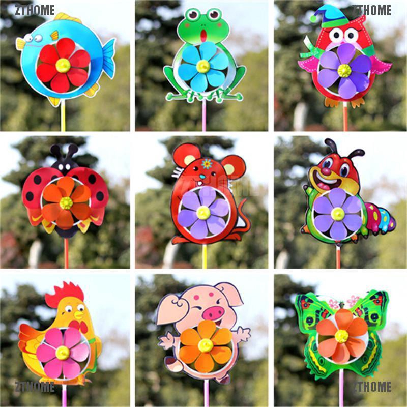 Kj♠ Chong Chóng Nhựa Hình Động Vật Dễ Thương