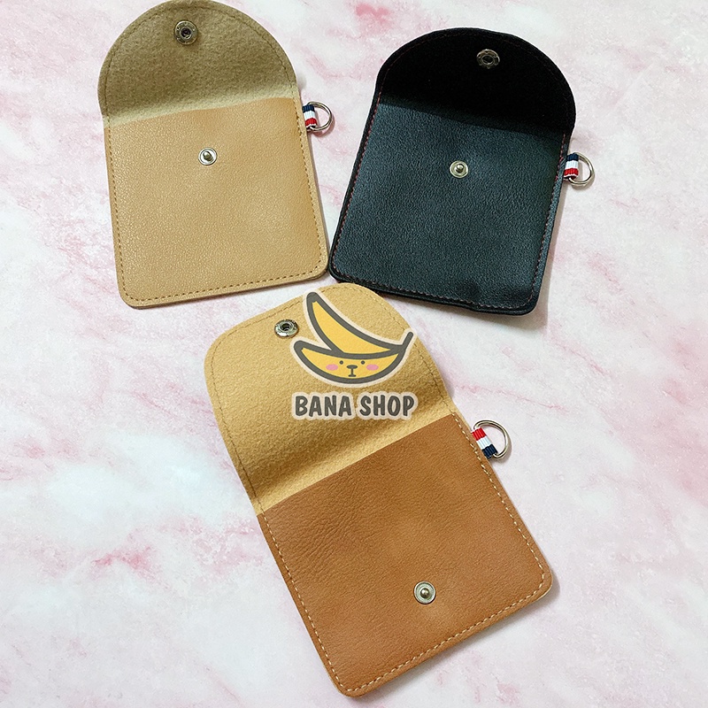 Túi da, vỏ bảo vệ hộp sạc đựng tai nghe không dây/ có dây, phụ kiện nhỏ gọn tiện dụng