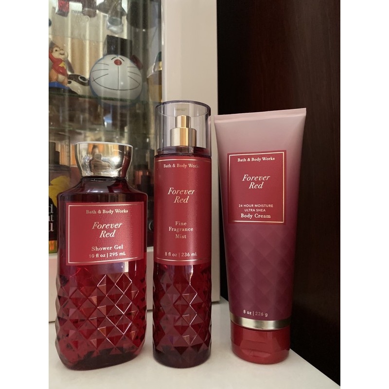 BILL US - Bộ sản phẩm set 3 chai Forever red fullsize của Bath and body works