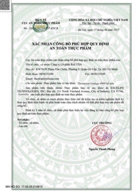 Hoạt huyết dưỡng bổ não Thompson’s Thompson Ginkgo Biloba 6000mg 60 viên