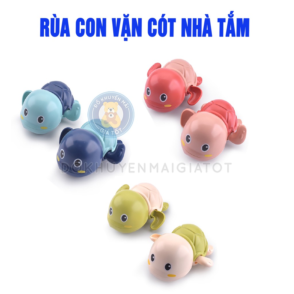 Rùa đồ chơi vặn dây cót cho bé vui tắm