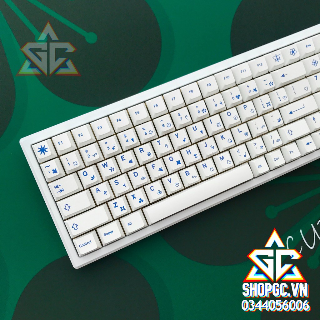 Keycap Delfware 127 nút bàn phím cơ nhựa PBT