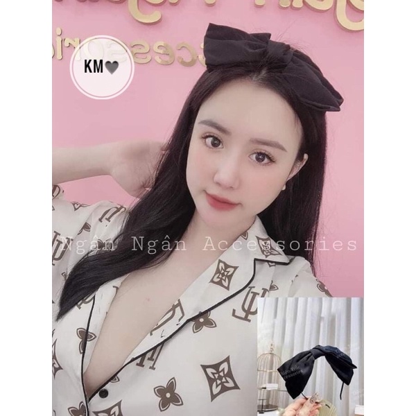 Bờm tóc nơ lụa xinh sang chảnh hot gơn❤️