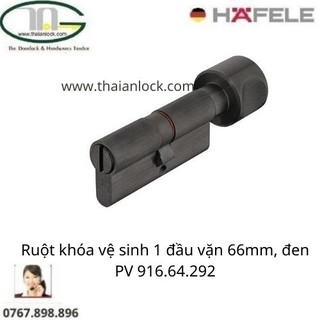 Ruột khóa wc màu đen Hafele 916.64.292