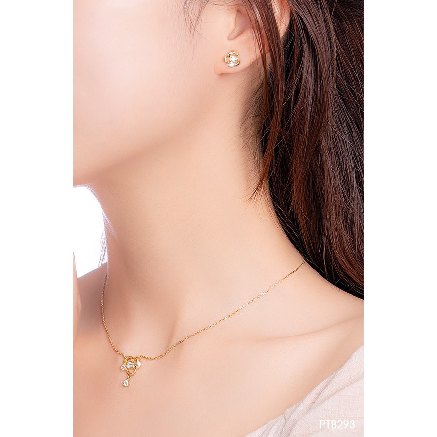 [Mã FARSBR241 giảm 15k đơn 0đ] Bông tai vàng 14k BTPTB293 Huy Thanh Jewelry