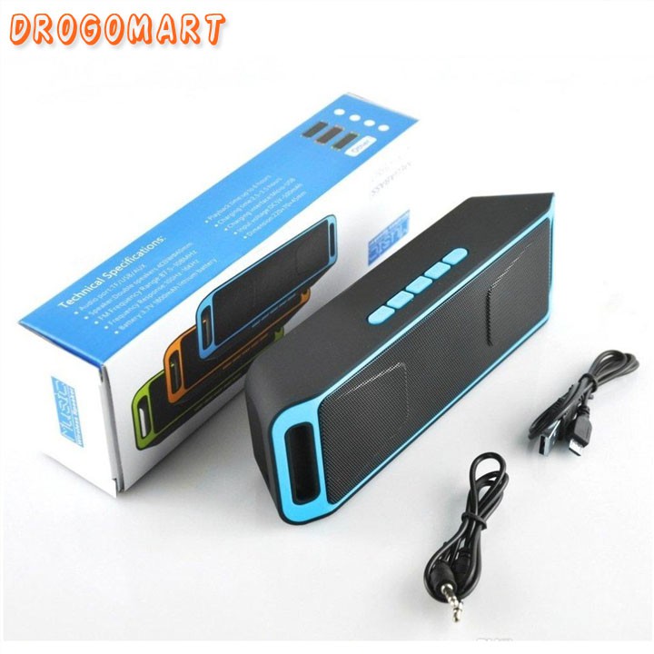 ( FREESHIP 99K ) Loa mini bluetooth cầm tay SC208 Âm thanh chuẩn Stereo A2DP Bảo Hành Chính Hãng 6 tháng 1 đổi 1