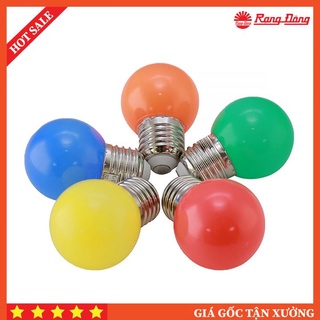 Bóng đèn led bóng chanh 1w nhiều màu trang trí độ bền cao