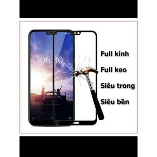 Kính cường lực Full màn 5D dành cho Nokia X6