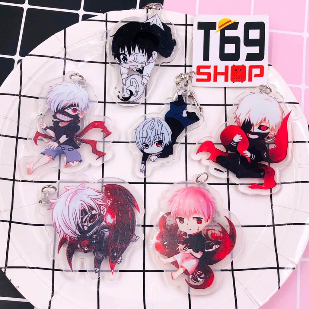 Móc khóa mica anime Tokyo Ghoul - Mẫu 3