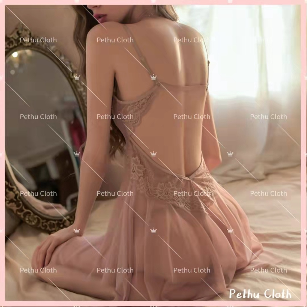 （Q1,HCM)  🍀có quần lót🍀Đồ lót sexy nữ🍀xuyên thấu ren mỏng có kèm quần chip lọt khe -40-65kg--010