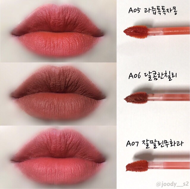 [FREE SHIP] Son Tint Bóng Black Rouge Half N Half Tinted water