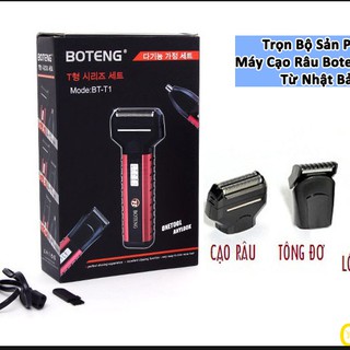 Tông đơ cắt tóc kiêm máy cạo râu, cắt mũi Boteng BT-T1