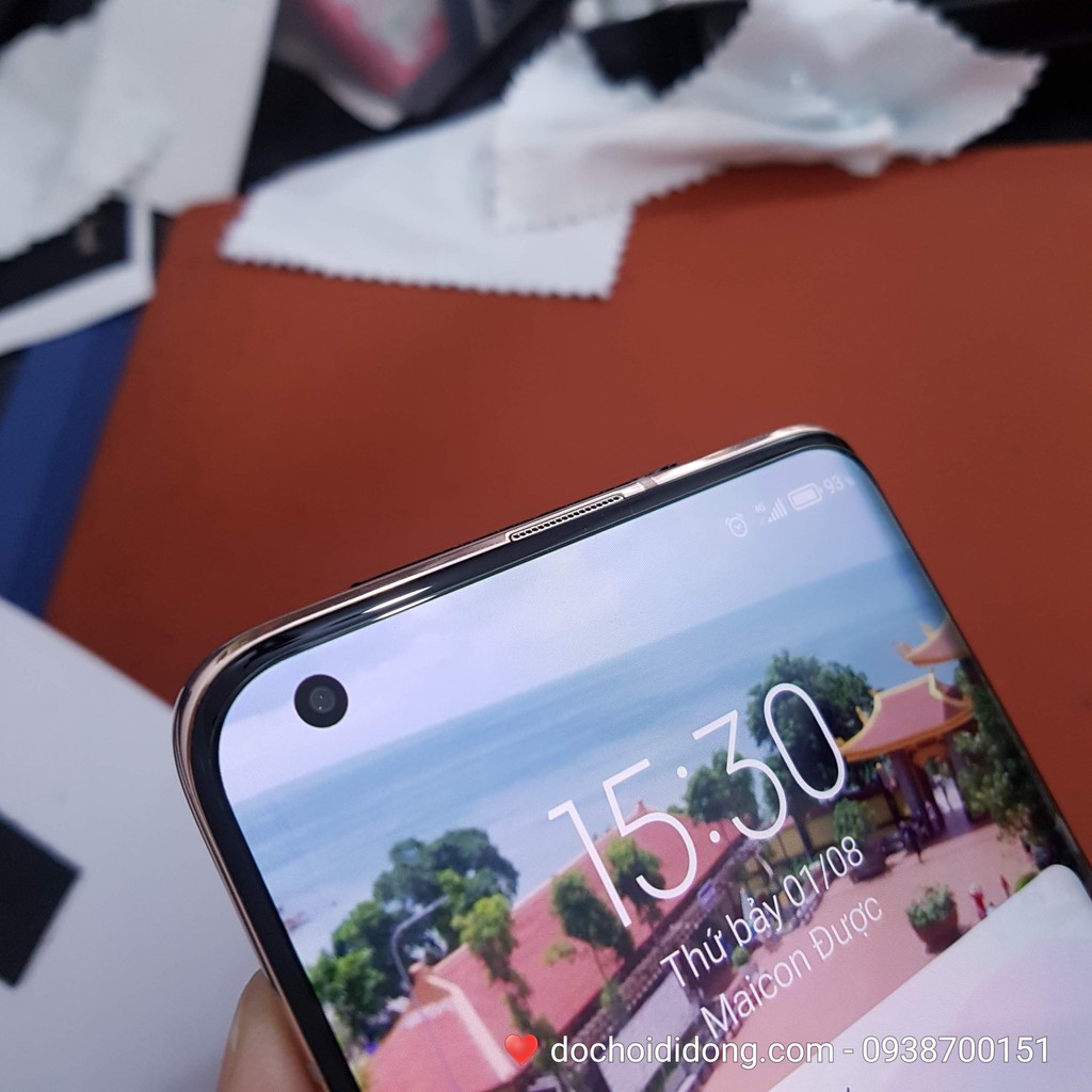 Miếng dán cường lực Xiaomi Mi 10/ Mi 10 Pro Zacase keo UV cao cấp