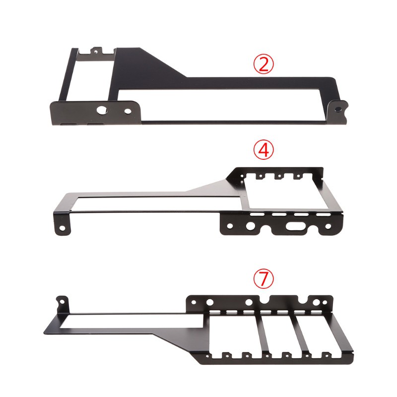 Giá Đỡ Kim Loại Làm Mát Thẻ Đồ Họa VGA 2 / 4 / 7 Lỗ Tiện Dụng Cho Máy Tính