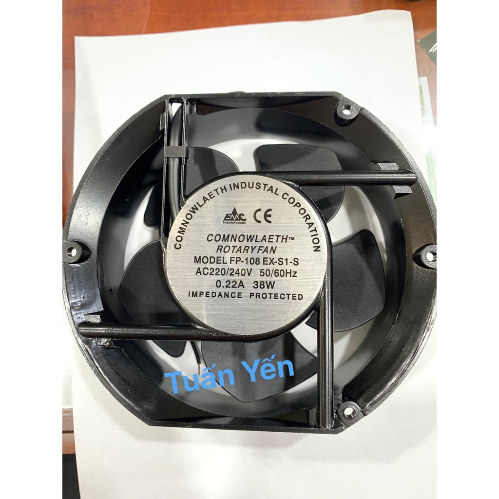 Quạt Hút Gió 15x17cm ROTARY FAN 220V , Tròn 15x17x5 Thông Gió Hút Mùi