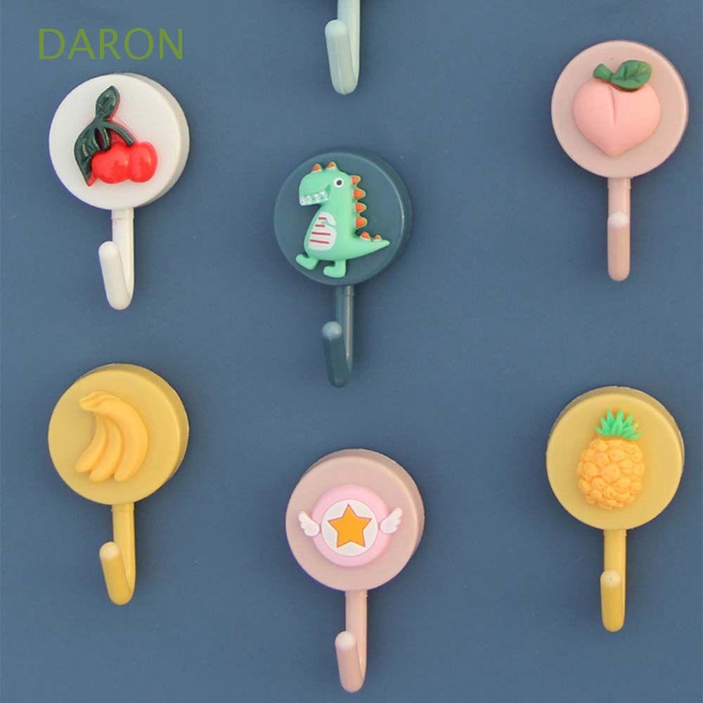 Móc Treo Đồ Dán Tường Hình Trái Cây / Động Vật Dễ Thương Sáng Tạo Đa Năng