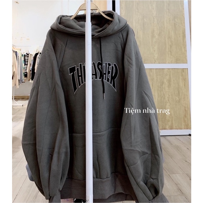 áo hoodie chữ thêu dáng rộng cho cả nam và nữ | WebRaoVat - webraovat.net.vn