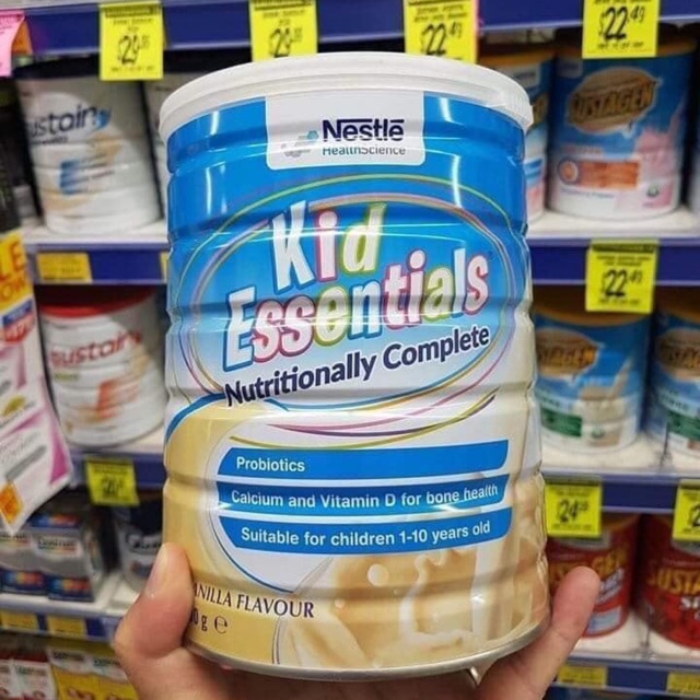 Sữa KID ESSENTIALS ÚC 800g ( Date 2021)