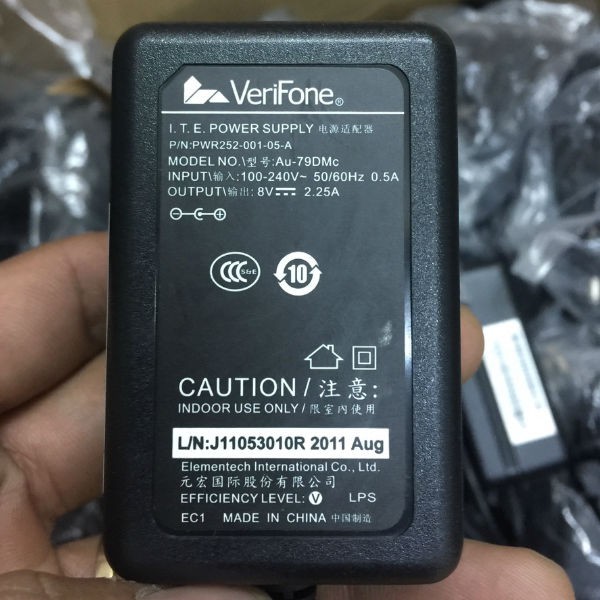 Adapter máy POS Verifone vx510 vx520 vx560