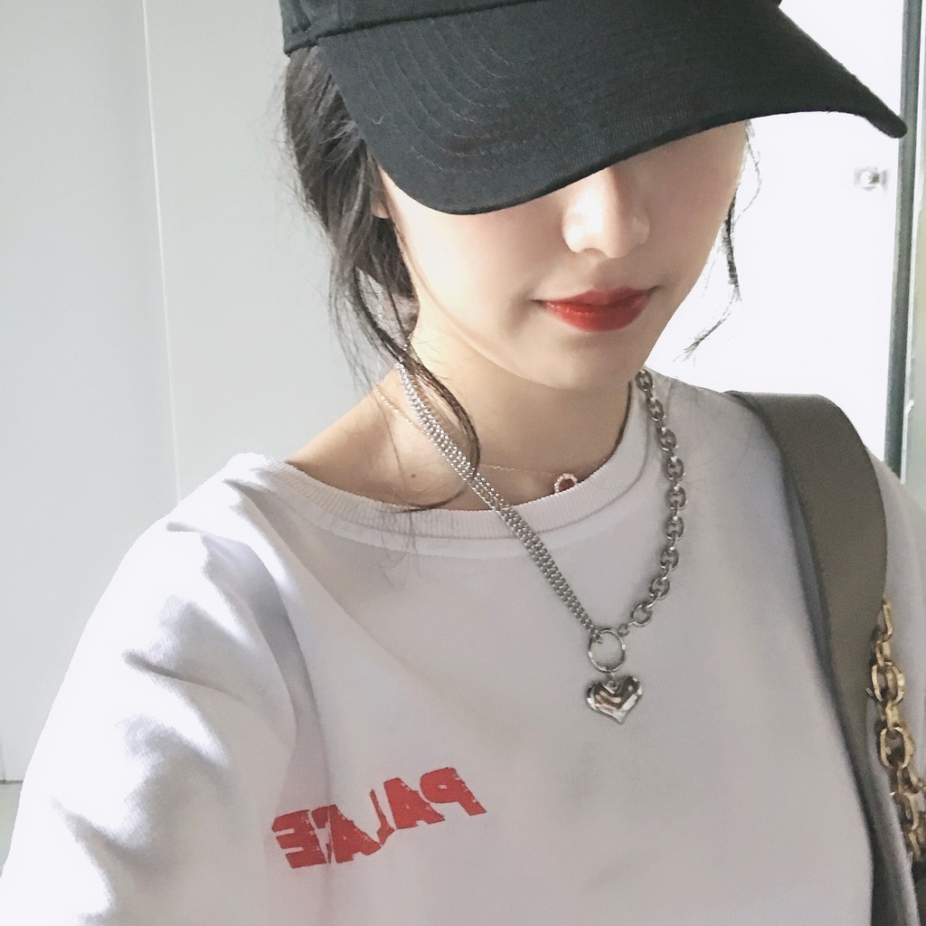 Dây chuyền thép không gỉ mặt hình trái tim B839