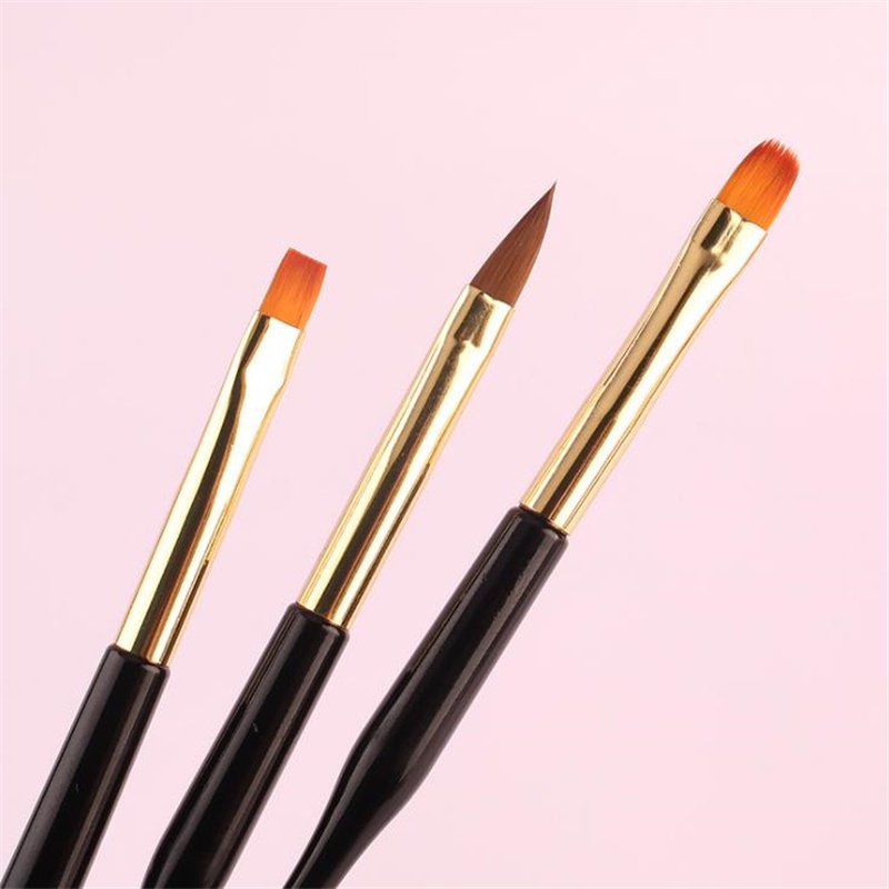 Set 3 Cọ Vẽ Trang Trí Móng Tay Hai Đầu Siêu Mỏng