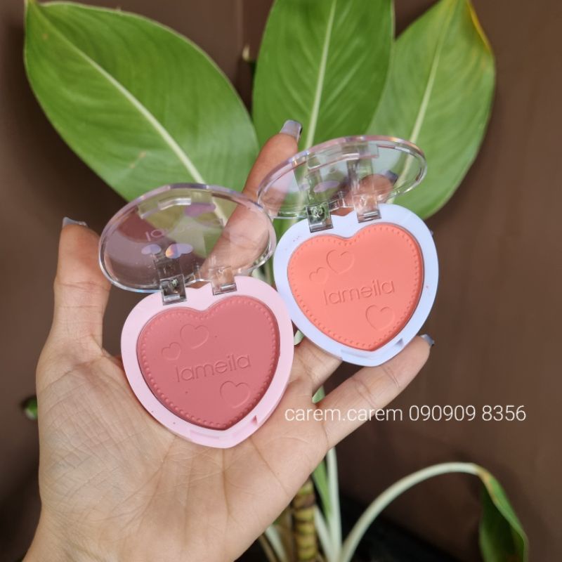 Các màu má hồng hồng đào, cam đào, hồng, cam, bling bling