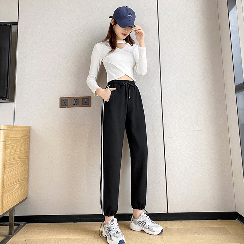 Quần dài thể thao IELGY dáng suông thời trang cho nữ