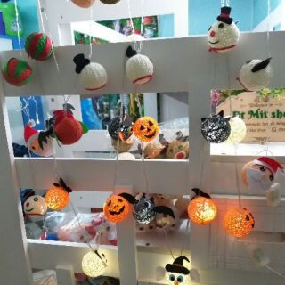 Set làm dây đèn nháy handmade trang trí.