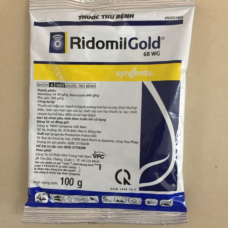 Ridomil Gold 100g- Thuốc trừ bệnh cây trồng