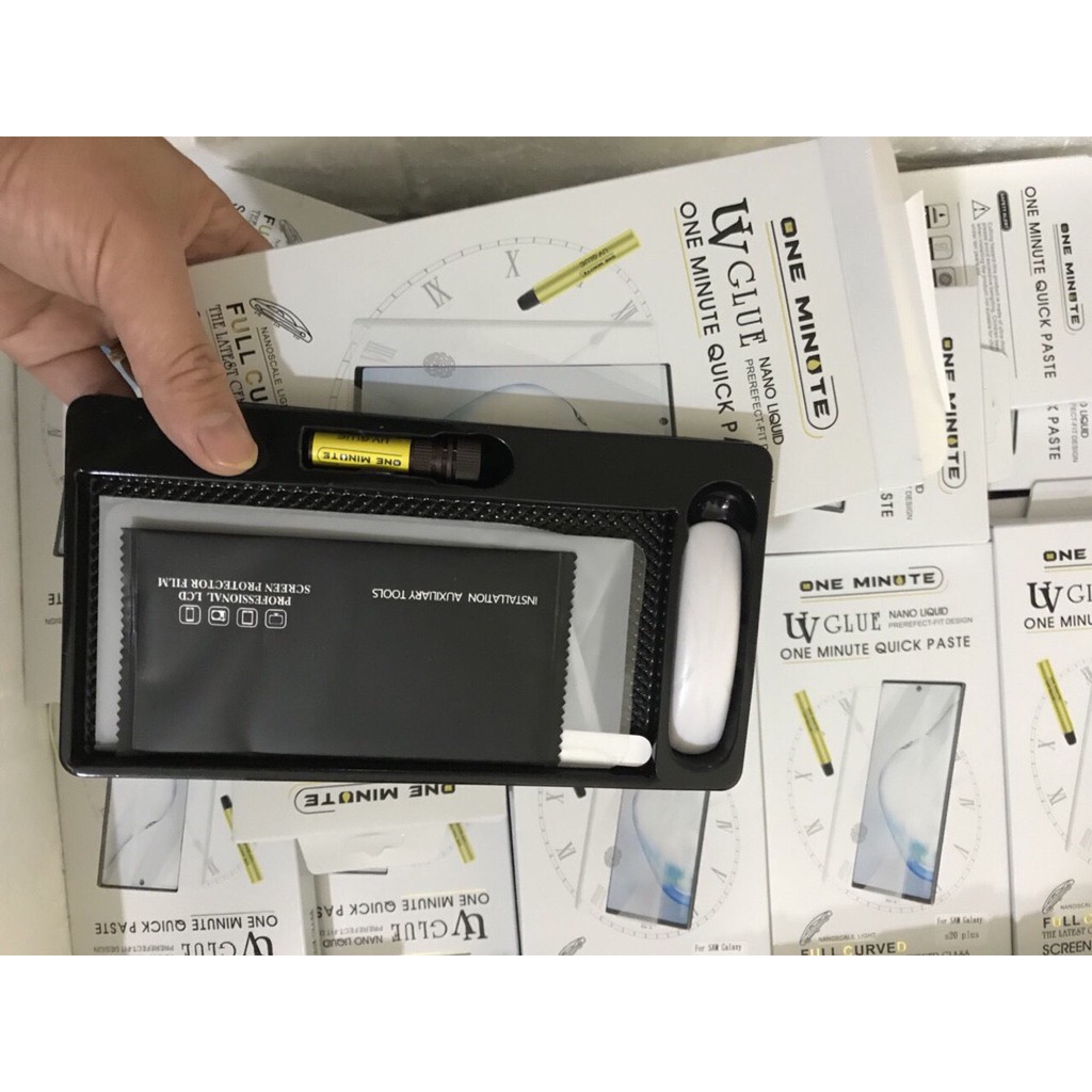Kính cường lực ful keo uv samsung Note 8/ Note 9/ Note 10/ Note 10+/ Note 20/ Note 20ultra