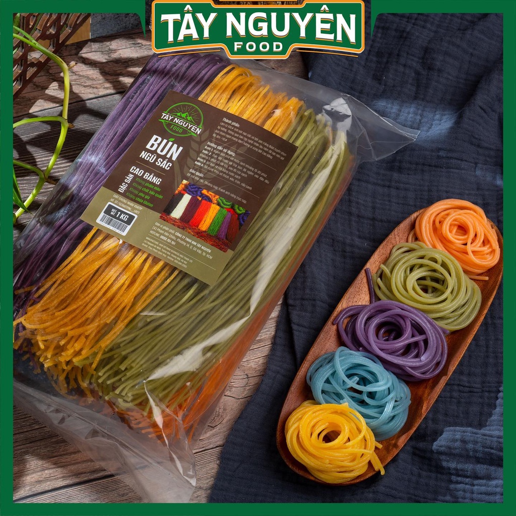 Bún Gạo Rau Củ Healthy, Eat Clean 1Kg - Tây Nguyên Food