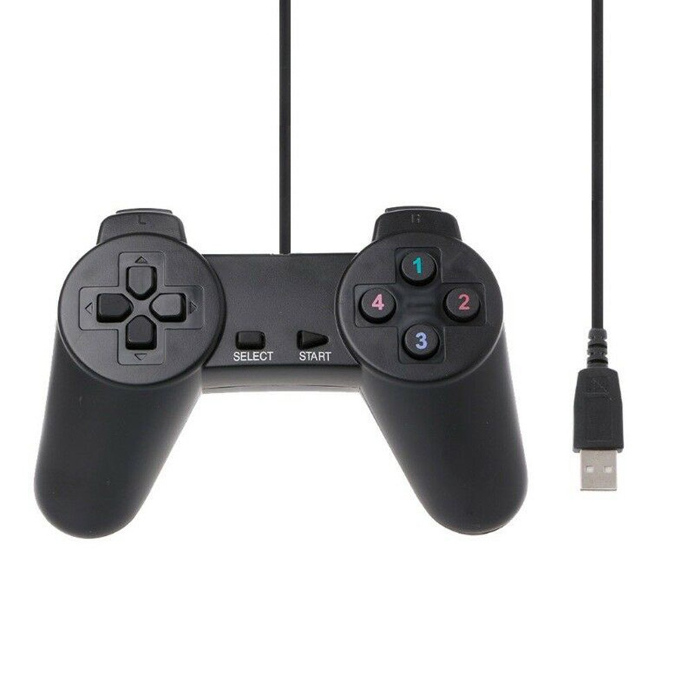 [SPM]USB PC Computer Game Hand Wired Gamepad Controller Joystick Rocker for PS1 PC