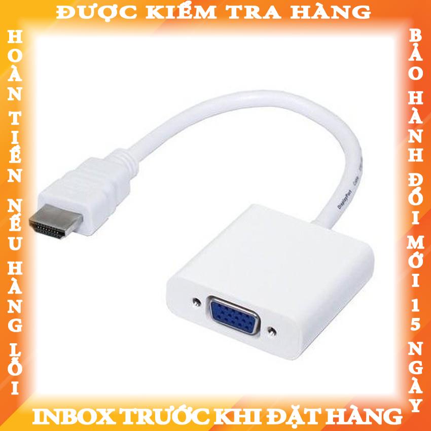 Cáp Chuyển Đổi HDMI Sang VGA HDMI To VGA Adapter Trắng - hdmi to vga angthuy