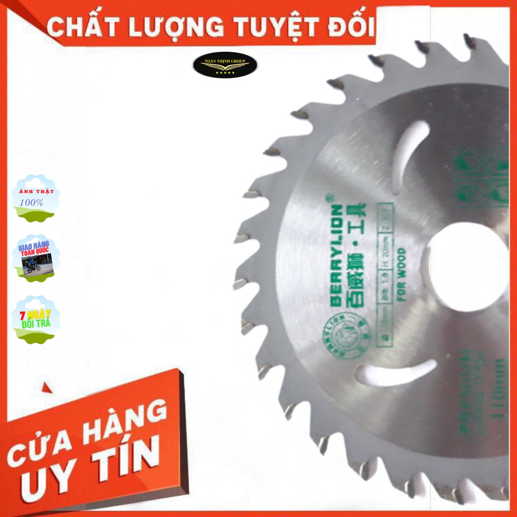Lưỡi Cưa Gỗ Hợp Kim Hiệu BERRYLION , Kích Cỡ 110mm Và 180mm - Chất Liệu Thép Cao Cấp - Siêu Bền