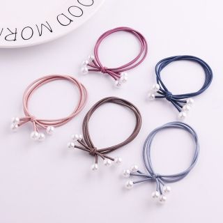 Dây buộc tóc sợi nhỏ đính 6 hạt