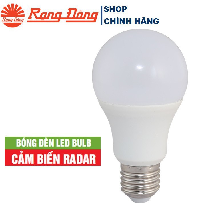 Bóng Đèn LED Bulb Rạng Đông Cảm Biến Radar A60N3/7W/9W/15W