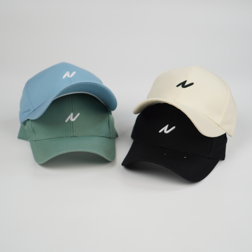 Mũ lưỡi trai thêu hình chữ N Nón kết chất kaki cao cấp thời trang form unisex nam nữ K11