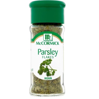 Lá mùi tây khô McCormick Parsley Flakes hũ 5g