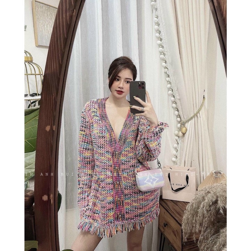 Cadigan loang màu neww 🎀 Hàng xịn loại 1, Style siêu cá tính
