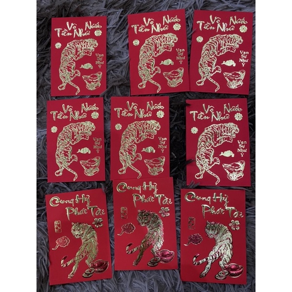combo 6. lì xì tài Lộc trang trí tết