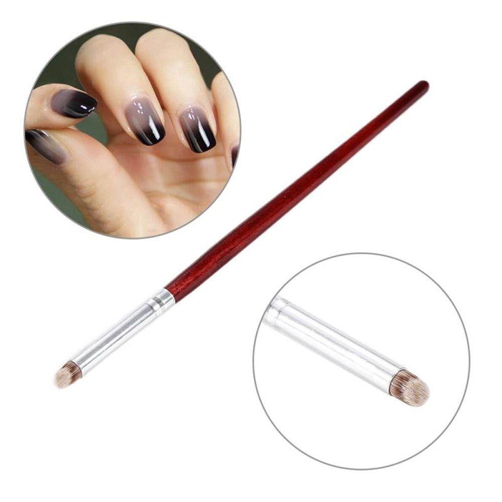 Cọ Vẽ Móng Nghệ Thuật Tay Cầm Gỗ Màu Gradient