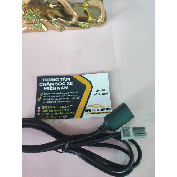 Jack usb lỗ vuông cd oto