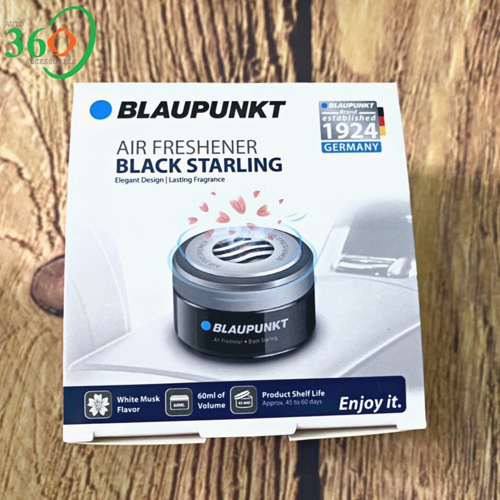 Nước hoa ô tô Blaupunkt cao cấp chính hãng 60 ml loại gel khử mùi lưu hương lâu lên đến 60 ngày