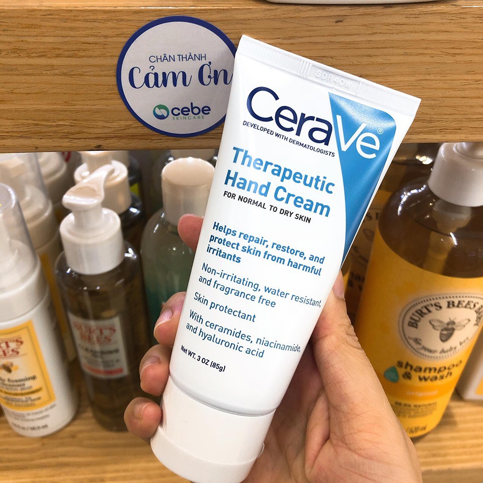 Kem dưỡng tay CeraVe Therapeutic Hand Cream (85g) | BigBuy360 - bigbuy360.vn