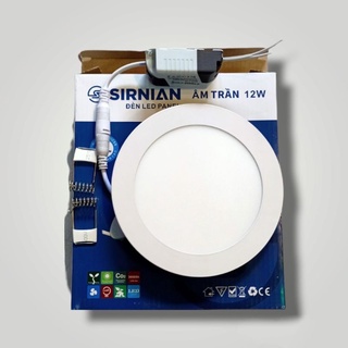 Đèn Led Panel Âm Trần downlight 12w lỗ khoét phi 150 ánh sáng Trắng - Vàng BH 1 năm