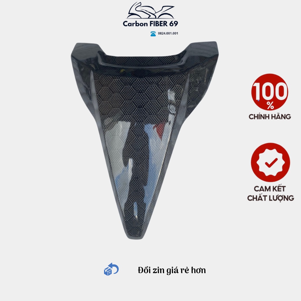 Mặt Nạ Vario Click Zin đời 2018 - 2021 ốp Carbon Fiber